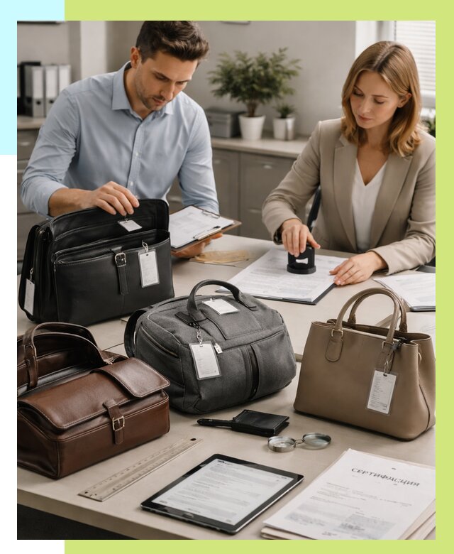 Сертификация сумок в Артёме от 7775 руб. | Алешин-Арт