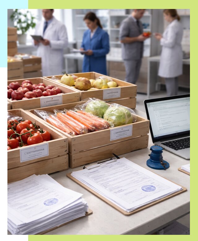 Сертификация овощей и фруктов в Артёме от 8812 р. | Алешин-Арт