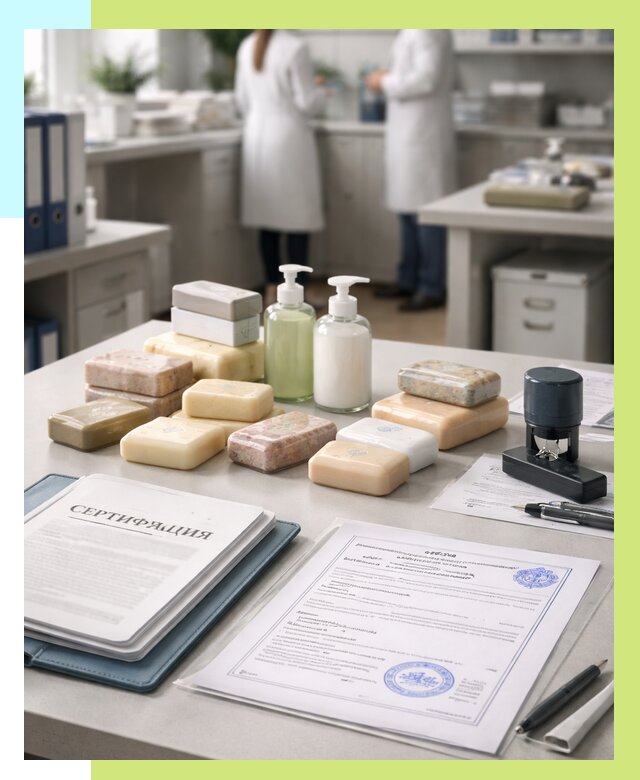 Сертификация мыла и сертификат на мыло в Артёме от 12440 | Алешин-Арт