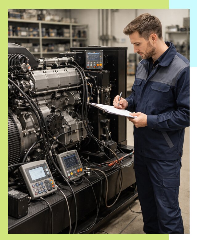 Сертификация дизельных генераторов и их оборудования в Артёме