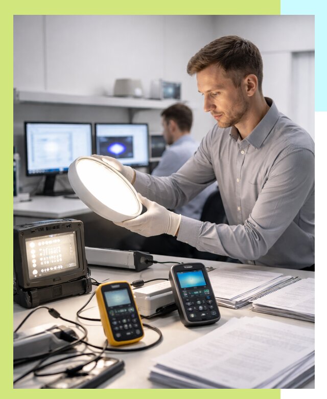 Сертификация светильников в Артёме: испытания и оформление