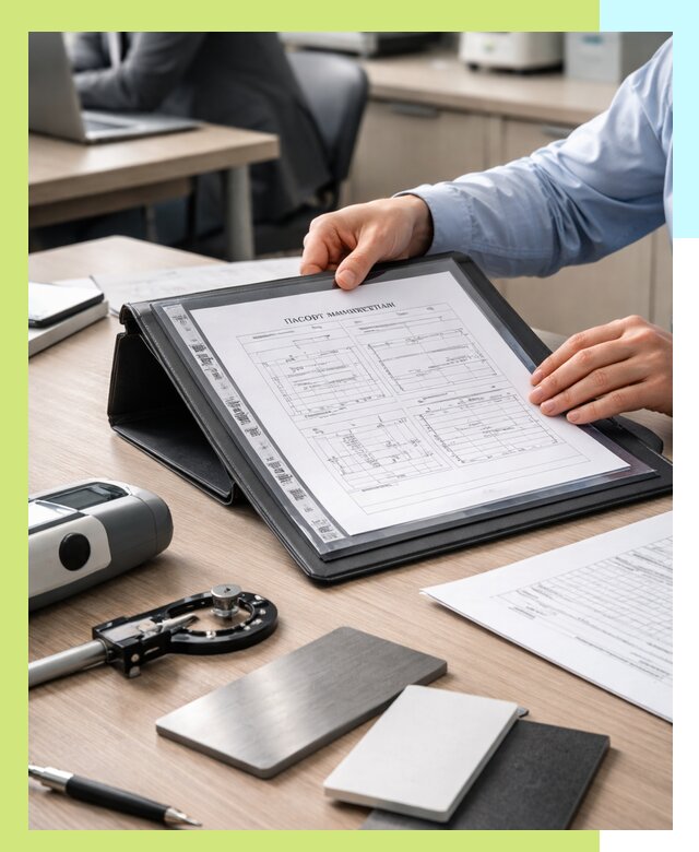 Оформление паспорта материала для продукции в Артёме