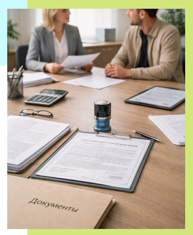 Сертификат соответствия на продукцию в Артёме от 15551 р.|Алешин-Арт