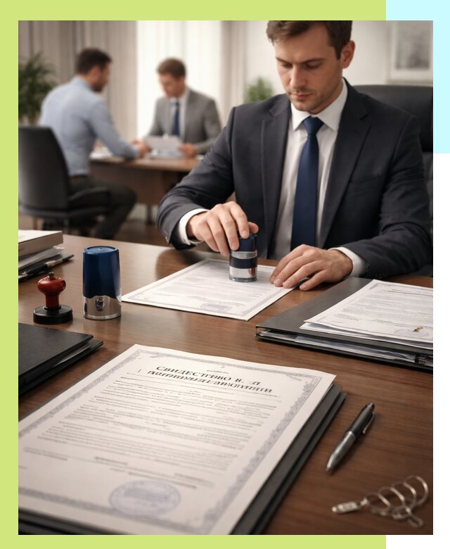 Оформление свидетельства о государственной регистрации в Артёме