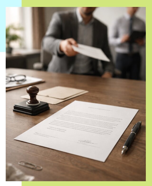 Отказное письмо по сертификации в Артёме от 3628 р. | Алешин-Арт