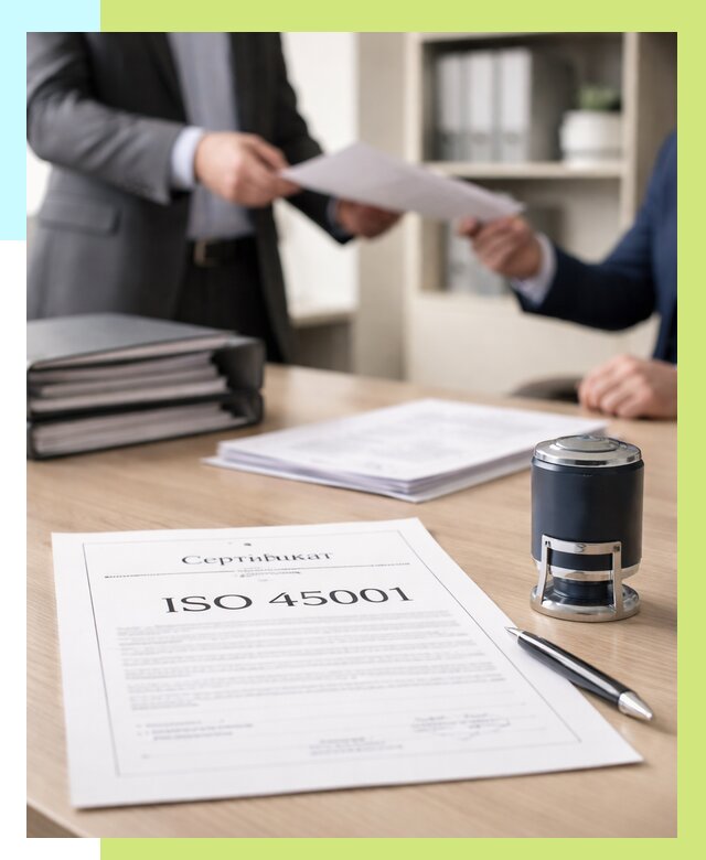 Сертификат ISO 45001 в Артёме под ключ от 46652 р. | Алешин-Арт