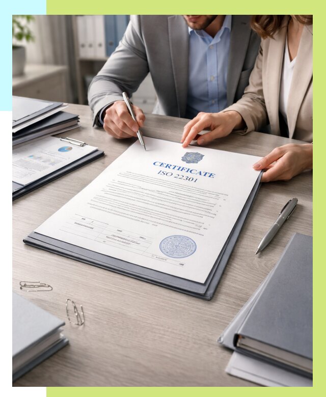 Сертификат ISO 22301 в Артёме от 46652 р. | Алешин-Арт срочно