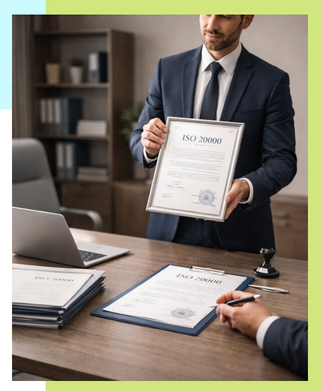 Сертификат ISO 20000 в Артёме под ключ от 124404 р., Алешин-Арт