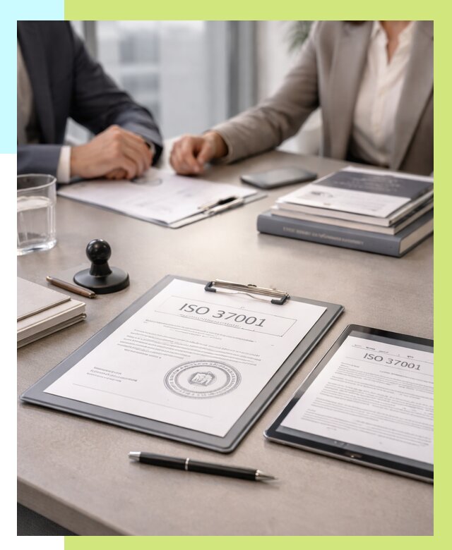 Сертификат ISO 37001 в Артёме оформить от 124404 р. Алешин-Арт