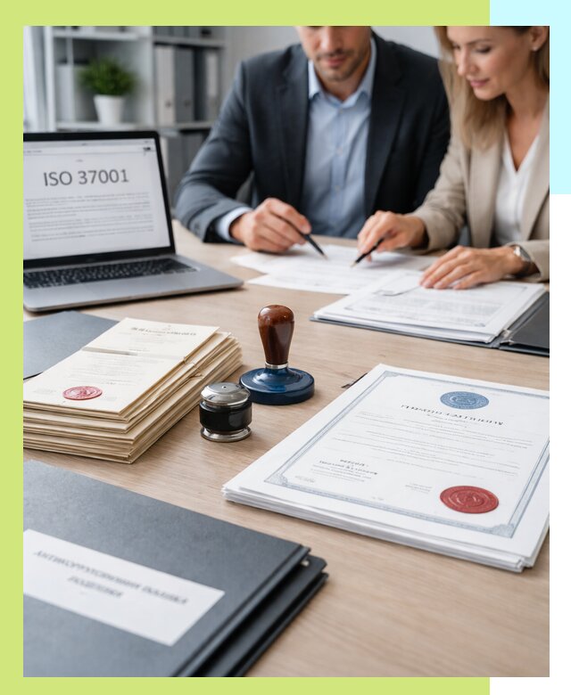 Получение сертификата ISO 37001 по системе борьбы с коррупцией в Артёме